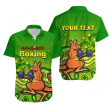 Personalized Kangaroo Boxing Hawaiian Shirt