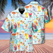 Wine Cocktail And Beach Tropical Apparel