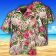 Sphynx Cat Lovely Tropical Floral Apparel