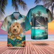 Personalized Goldendoodle Tropical Hawaiian Shirt