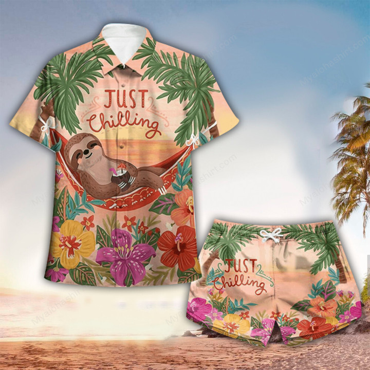 Sloth Hawaiian Shirt, Sloth Button Up Shirt