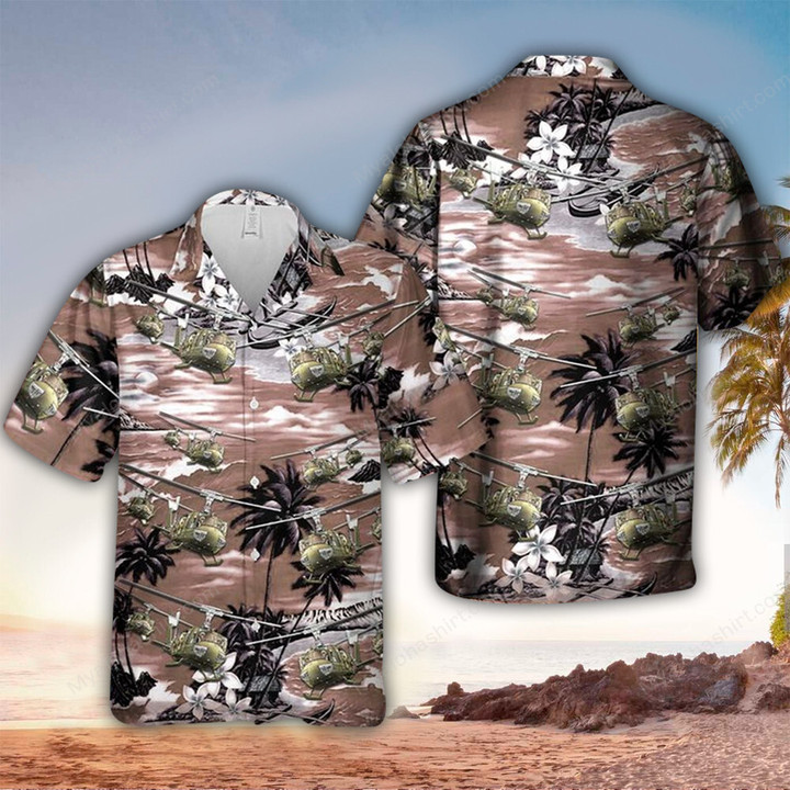 Helicopter Hawaiian Shirt, Perfect Gift Ideas For Helicopter Lover