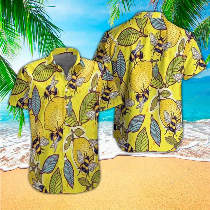 Lemon Aloha Shirt, Perfect Hawaiian Shirt For Lemon Lover