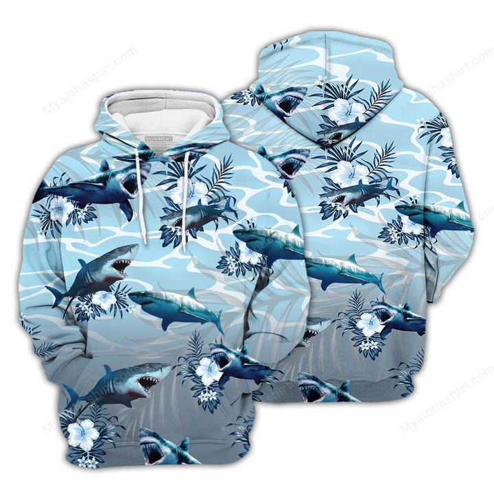 Shark Hibiscus Apparel Gift Ideas