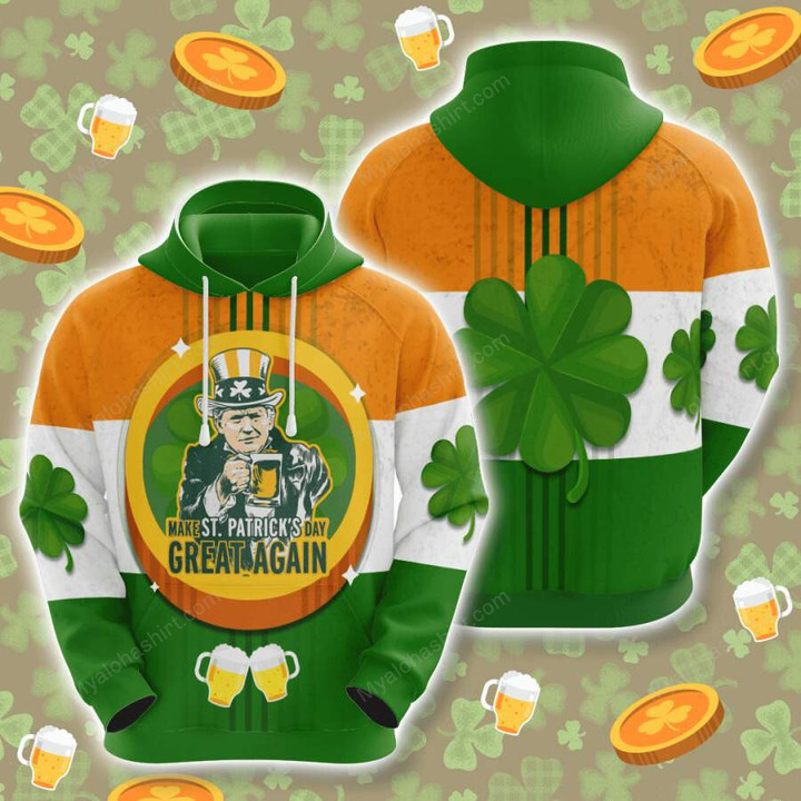 Make St Patrick's Day Great Again Apparel