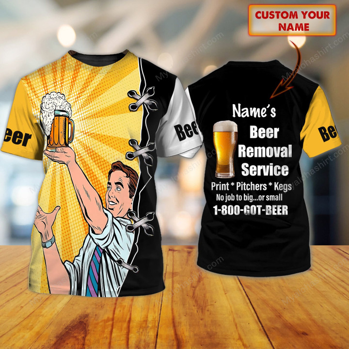 Personalized Beer Removal Service Apparel