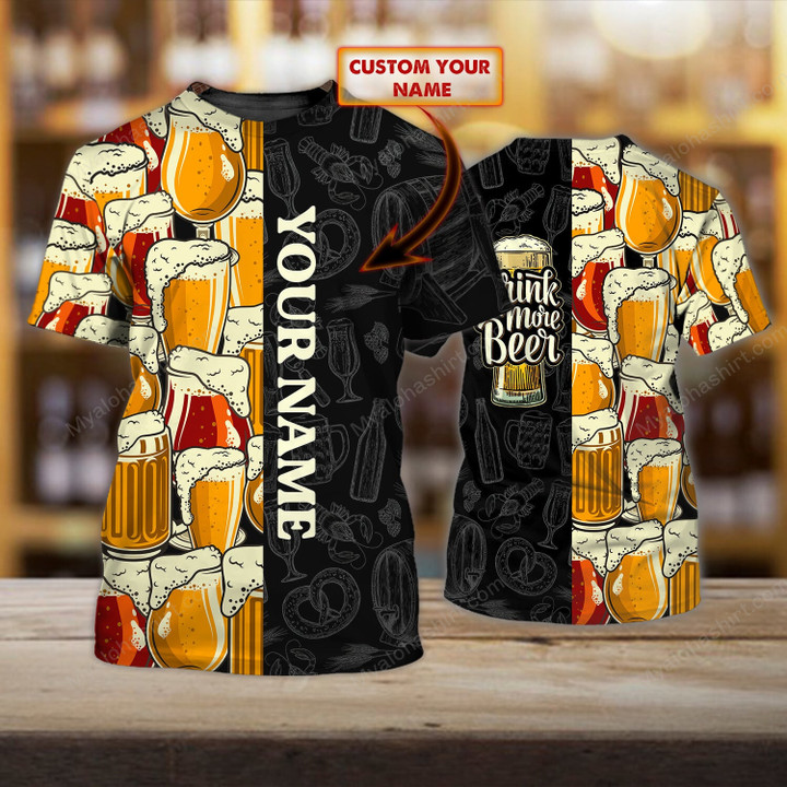 Personalized Beer Pattern Apparel