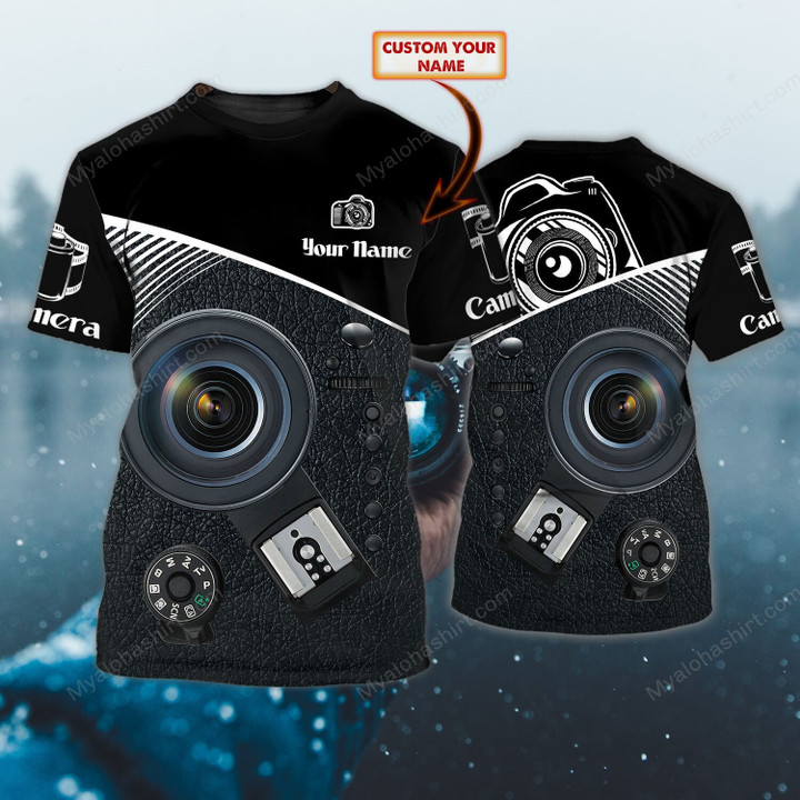 Personalized Camera Black Apparel