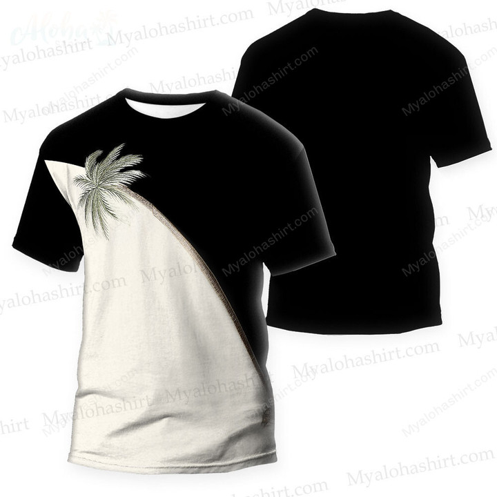 Palm Tree Shirt, Palm Tree 3D Printed Shirt