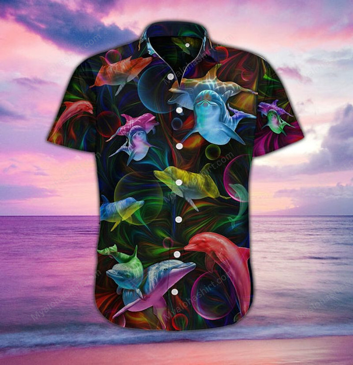 Dolphin Hawaiian Shirt Gift For Dolphin Lovers