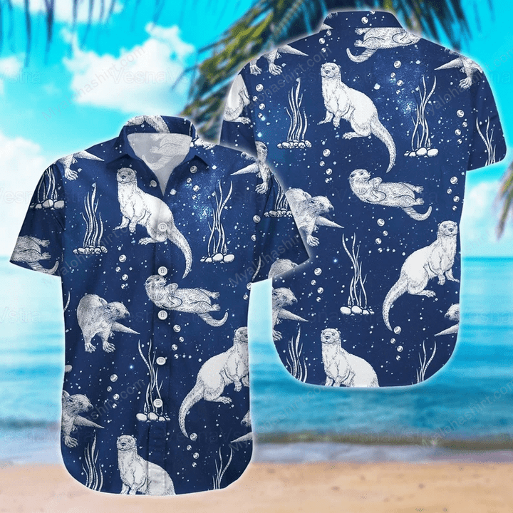 Otter Hawaiian Shirt Gift For Otter Lovers