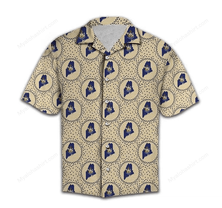 Maine Map Hawaiian Shirt