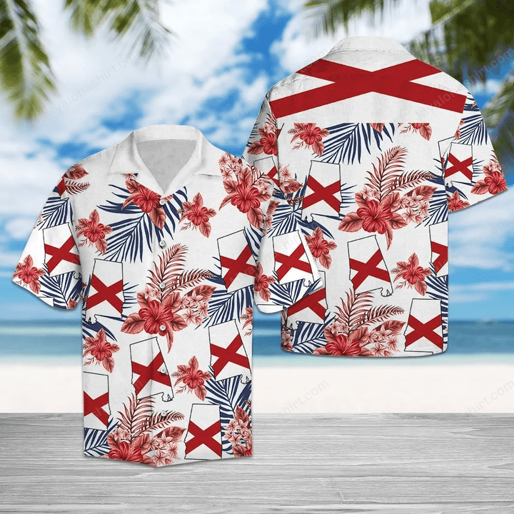 Alabama Tropical Hawaiian Shirt