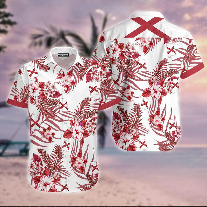 Alabama Tropical Hawaiian Shirt