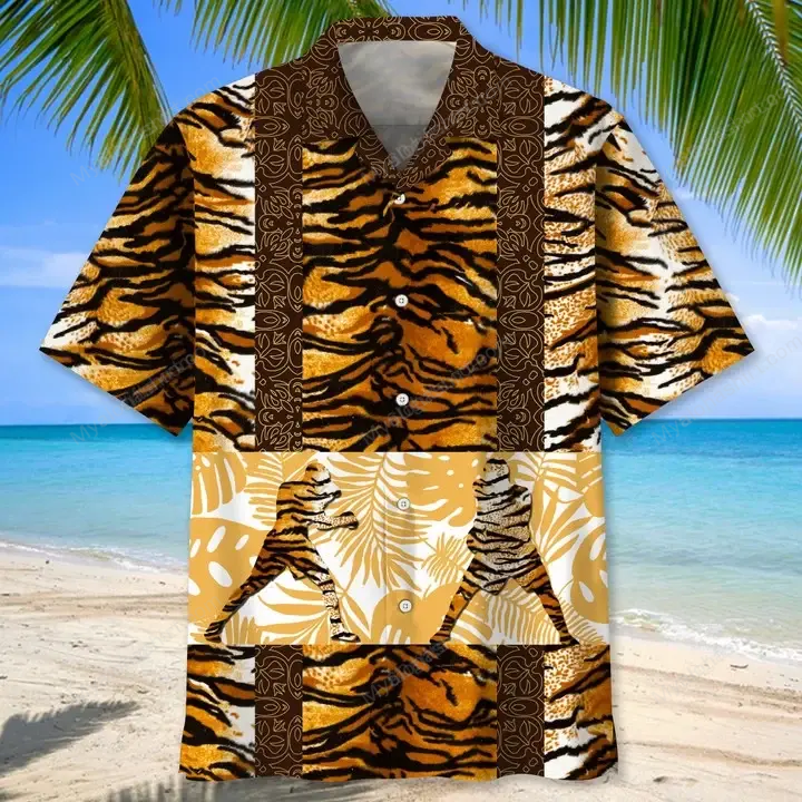 Boxing Leopard Skin Hawaiian Shirt