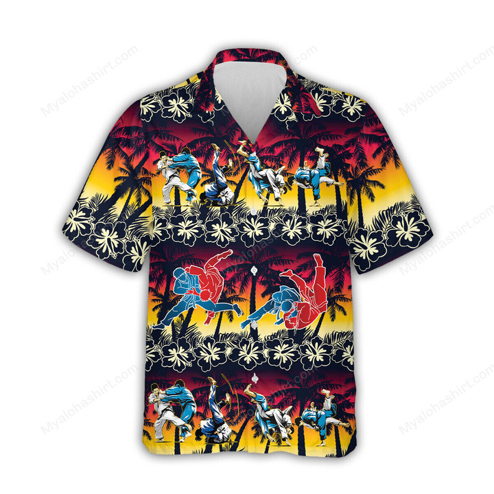 Judo Flower Hawaiian Shirt
