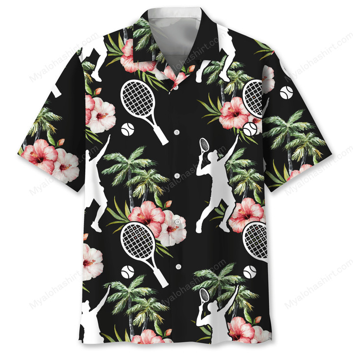 Tennis Player Tropical Hawaiian Shirt