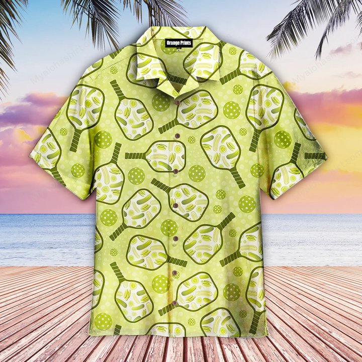 Pickleball Cucumber Hawaiian Shirt