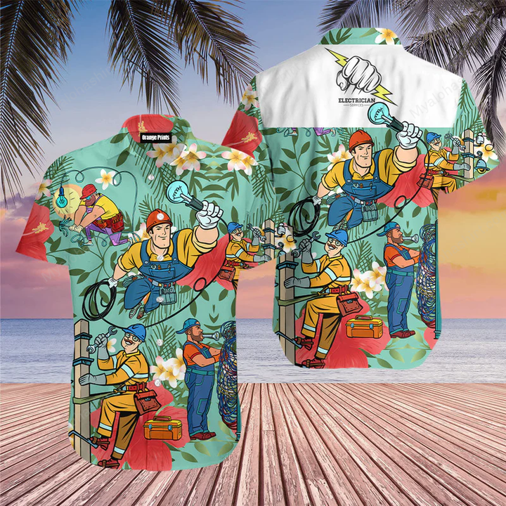 Electrician Hawaiian Shirt Gift Ideas