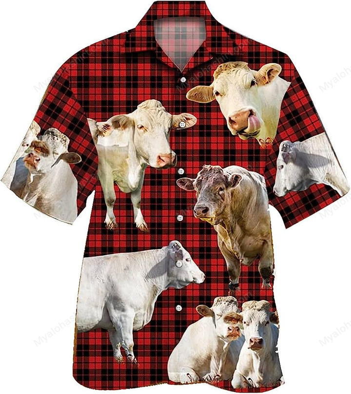 Charolais Cattle Hawaiian Shirt Gift Ideas