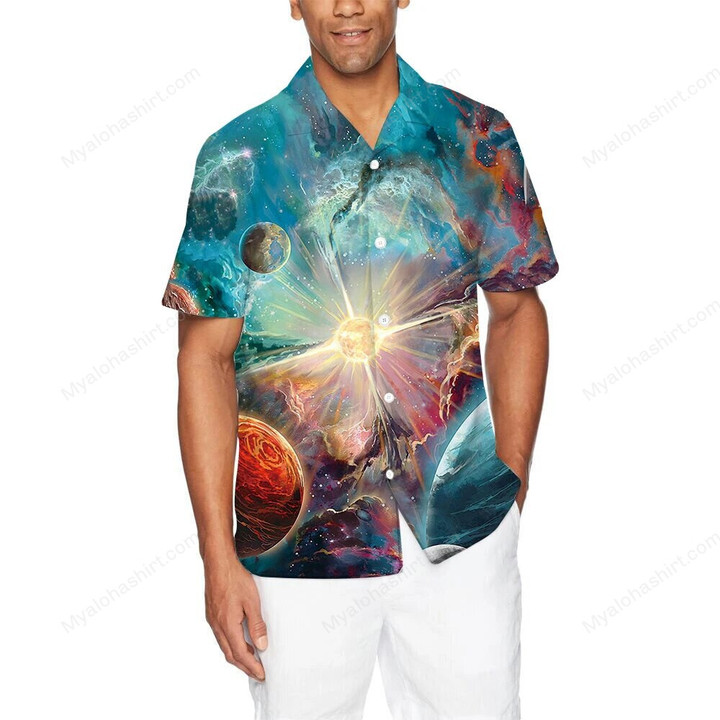 Cosmic Space Hawaiian Shirt