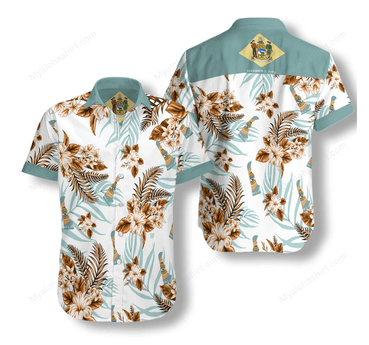 Delaware Tropical Hawaiian Shirt