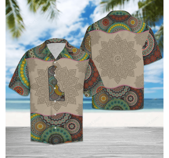 Delaware Mandala Hawaiian Shirt