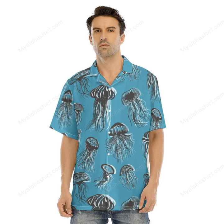 Jellyfish Hawaiian Shirt