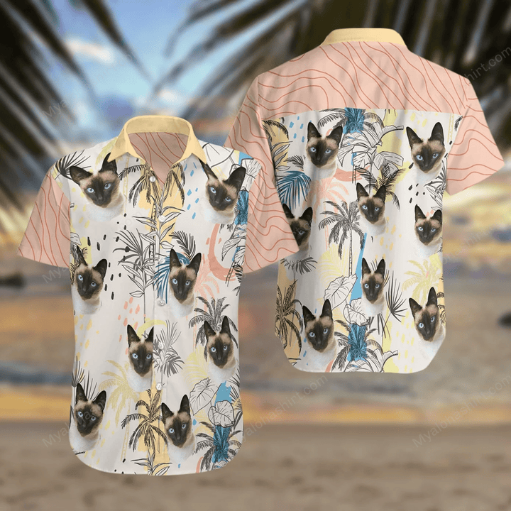 Siamese Hawaiian Shirt
