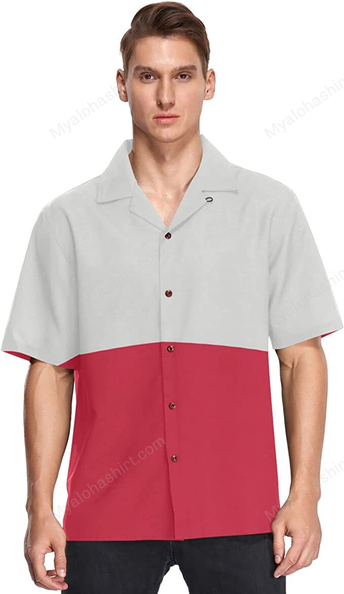 Poland Flag Hawaiian Shirt