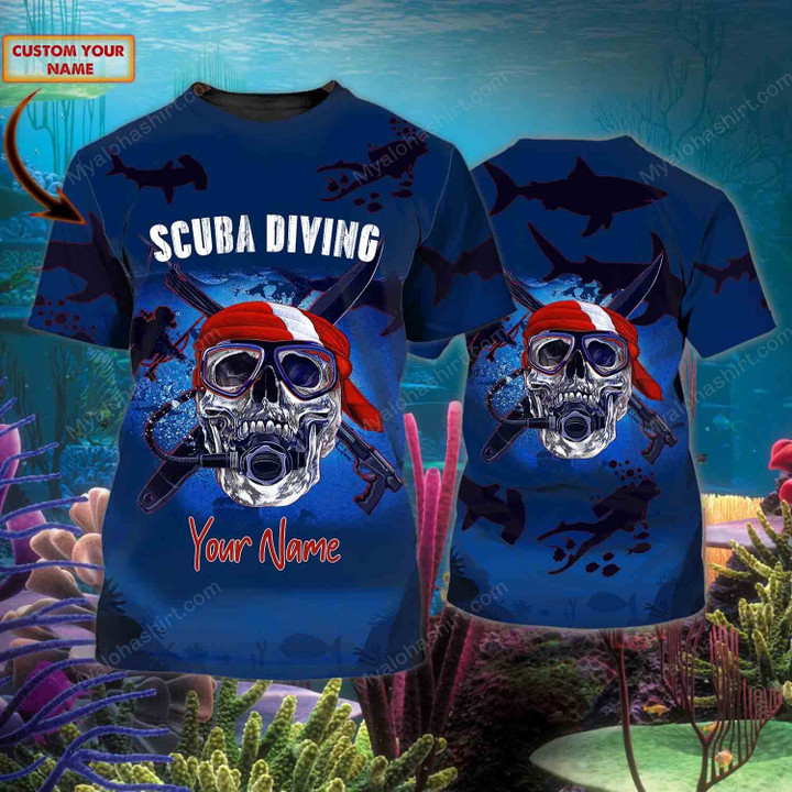 Personalized Scuba Diving Apparel Gift Ideas