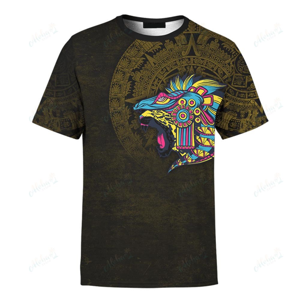 Personalized Aztec T Shirt, Aztec Best Warriors Maya Apparel Mexican ...