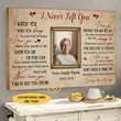I Never Left You Personalized Family Member Memorial Poster, Canvas