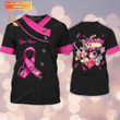 Personalized Breast Cancer Nurse T-Shirt, Perfect Breast Cancer Apparel Gift Ideas