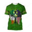 Irish St.Patrick Day Us Flag Apparel