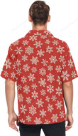 Snowflakes Seamless Pattern Red Apparel