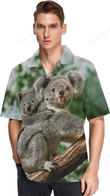 Koala Baby And Mother On Eucalypt Branch For Koala Lovers Apparel