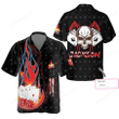 Personalized Poker Flame And Skull Pattern Casino Apparel