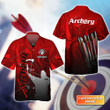 Personalized Red Archery Abstract Colorful Apparel
