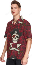Skull Pirates On Rose Apparel