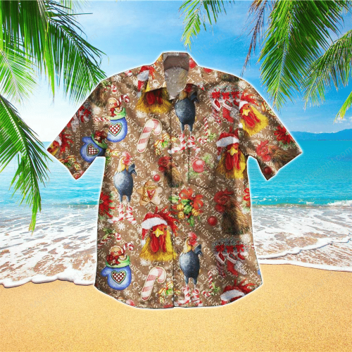 Chicken Noel Hawaiian Shirt