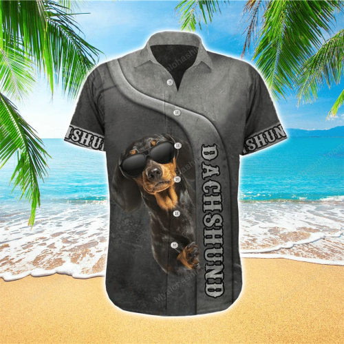 Super Cool Dachshund Dad The Best Gift For Dog Lovers Hawaiian Shirt