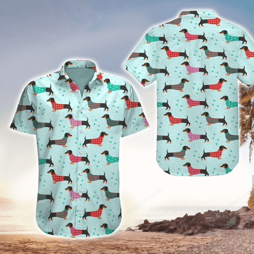Dachshund Funny Hawaiian Shirt