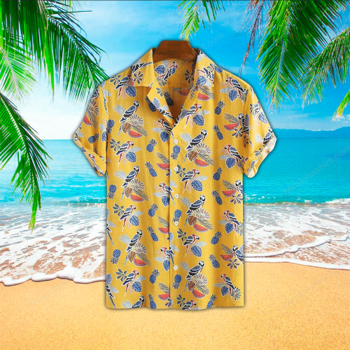 Pineapple Mens Hawaiian Shirt, Pineapple Button Up Shirt