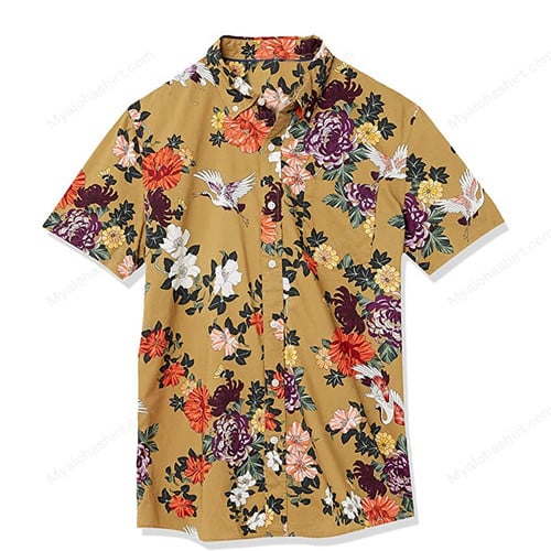 Floral Hawaiian Shirt, Flower Lover Gifts