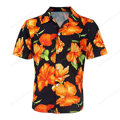 Floral Aloha Shirt, Hawaiian Shirt For Floral Lovers