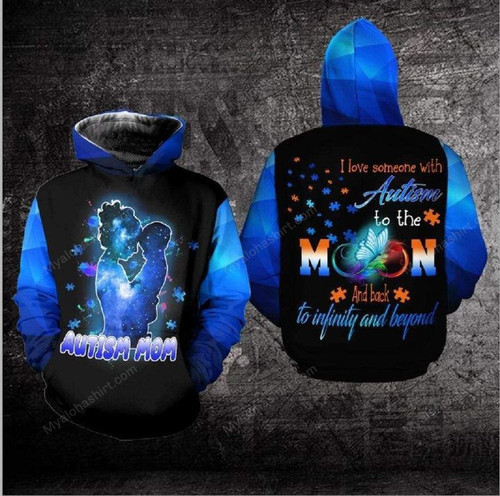 Autism Mom Love To The Moon Apparel