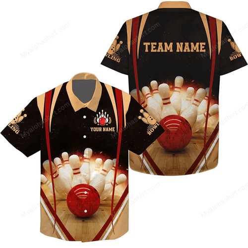 Personalized Bowling Hawaiian Shirt