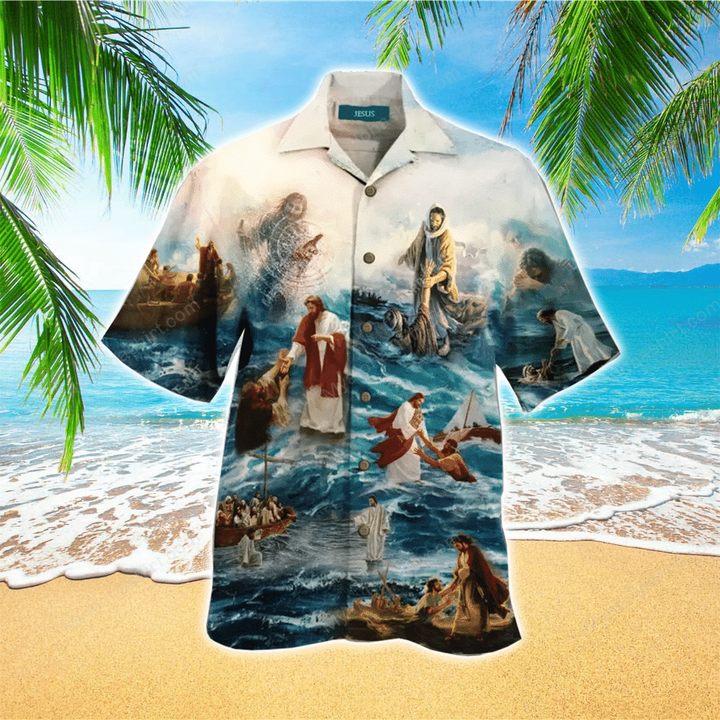 Jesus Saved My Life Jesus Hawaiian Shirt
