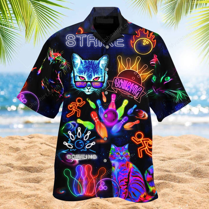 Bowling Aloha Shirt, Perfect Hawaiian Shirt For Bowling Lover